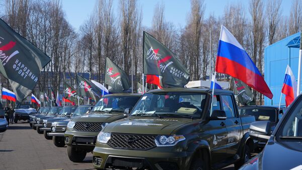 Vojna vozila za potrebe specijalne vojne operacije - Sputnik Srbija