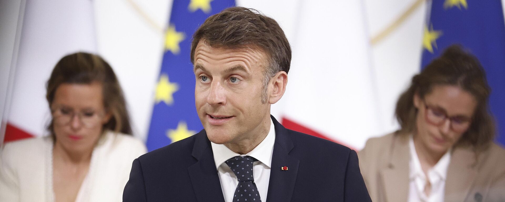 Predsednik Francuske Emanuel Makron - Sputnik Srbija, 1920, 11.05.2025