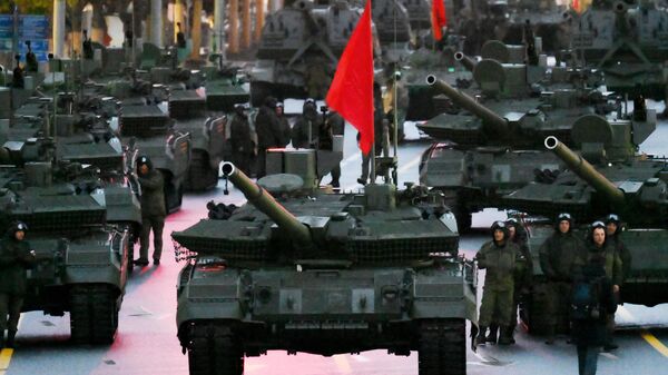 T-90M na repeticii parada v Moskve v čestь 80-й godovщinы Pobedы v Velikoй Otečestvennoй voйne - Sputnik Srbija