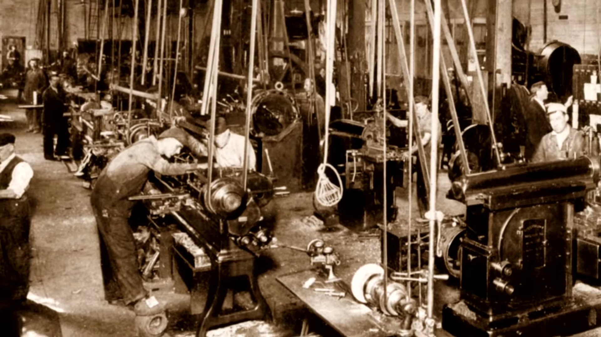 Američka fabrika krajem devetnaestog veka Američka fabrika krajem devetnaestog veka - Sputnik Srbija, 1920, 30.04.2025