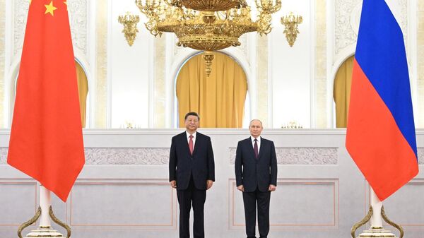 Susret predsednika Rusije i Kine, Vladimira Putina i Si Đinpinga - Sputnik Srbija