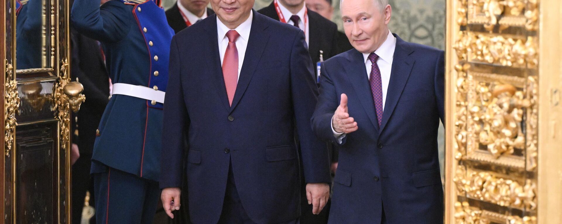Predsednici Kine i Rusije, Si Đinping i Vladimir Putin - Sputnik Srbija, 1920, 08.05.2025