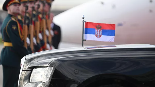 Долазај српске делегације је у Москву на обележавање 80. годишњице Победе - Sputnik Србија