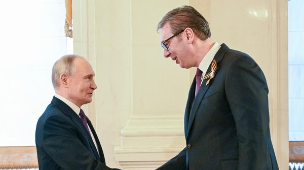 Vladimir Putin i Aklesandar Vučić - Sputnik Srbija