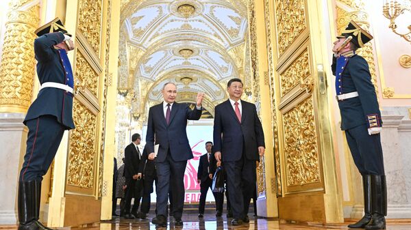 Vladimir Putin i Si Đinping - Sputnik Srbija
