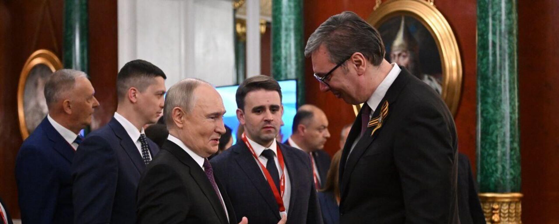 Владимир Путин и Александар  Вучић - Sputnik Србија, 1920, 08.05.2025