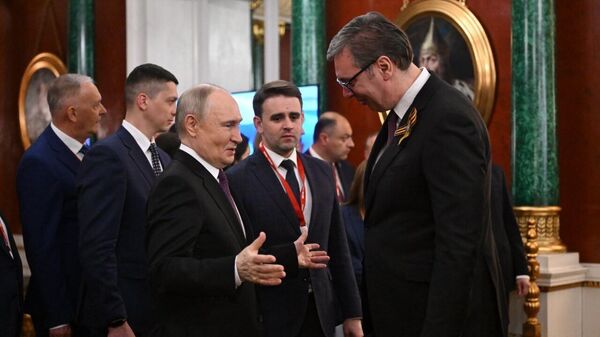 Vladimir Putin i Aleksandar  Vučić - Sputnik Srbija