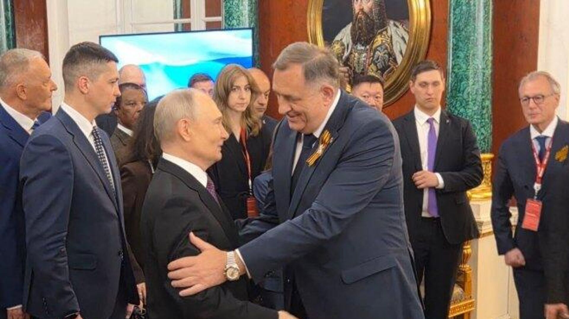 Милорад Додик и Владимир Путин Милорад Додик и Владимир Путин - Sputnik Србија, 1920, 08.05.2025