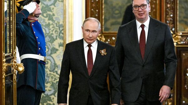 Владимир Путин и Александар Вучић - Sputnik Србија