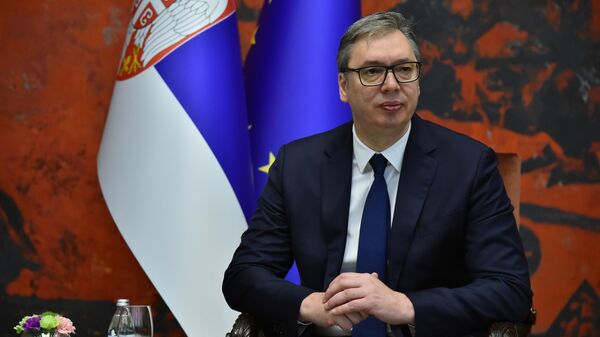 Predsednik Srbije Aleksandar Vučić  - Sputnik Srbija