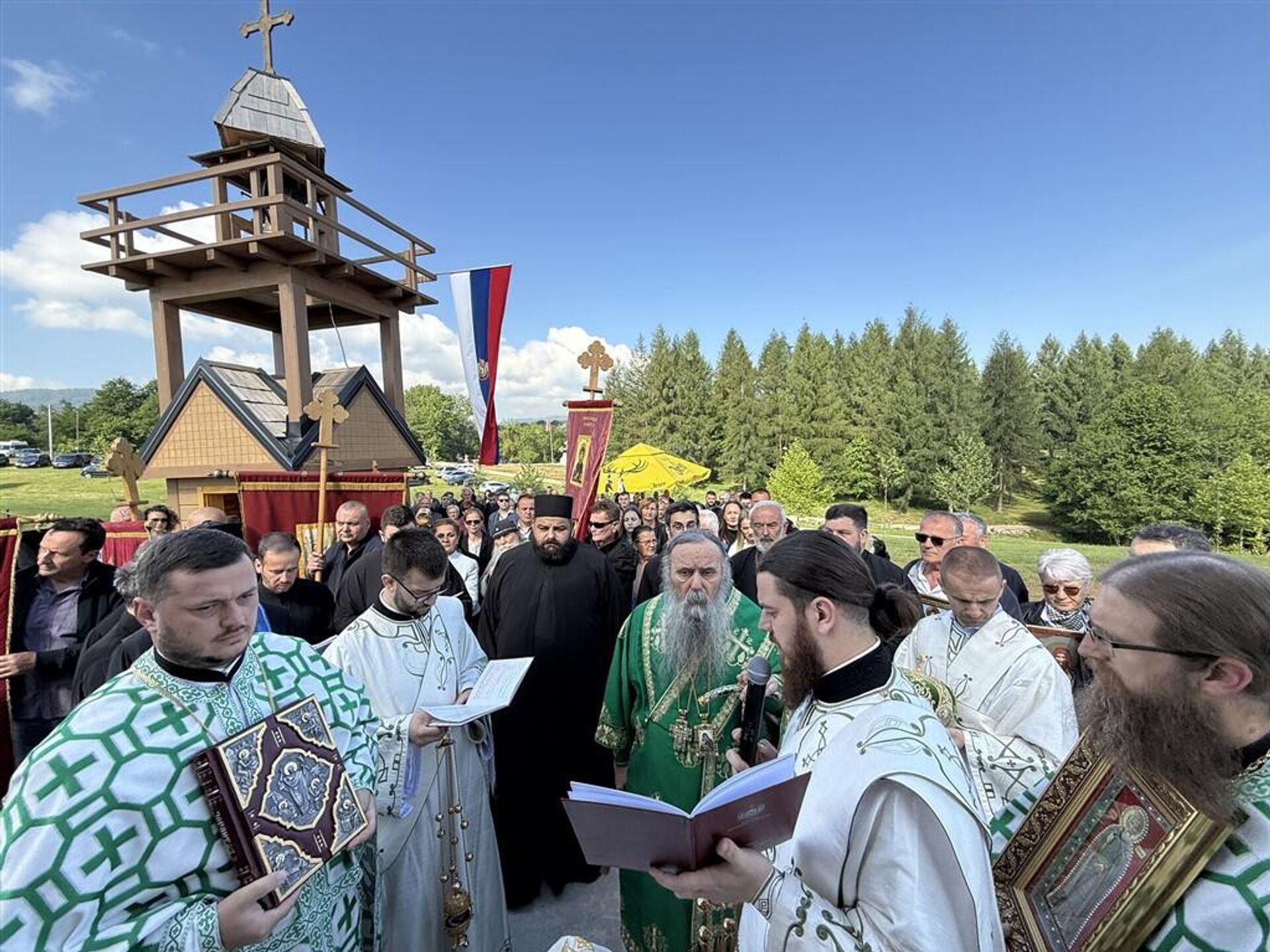 Верни народ који зна колико је велики Свети Сергеј дошао је из свих крајева Републике Српске - Sputnik Србија, 1920, 15.05.2025