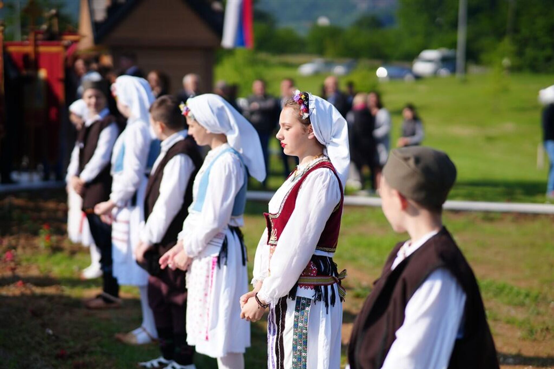 По завршетку богослужења дружење је настављено уз трпезу љубави и уметнички програм - Sputnik Србија, 1920, 15.05.2025