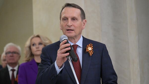 Direktor Spoljne obaveštajne službe Rusije (SVR) Sergej Nariškin - Sputnik Srbija