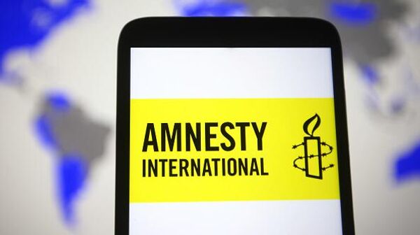Лого НВО Амнести интернешенал (Amnesty International) - Sputnik Србија
