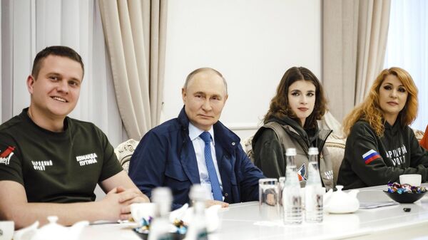 Председник Руске Федерације Владимир Путин посетио Курску област - Sputnik Србија