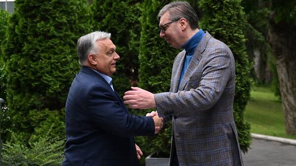 Aleksandar Vučić i Viktor Orban - Sputnik Srbija