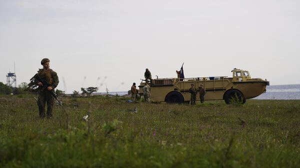 Vojne vežbe NATO-a na švedskom ostrvu Gotland - Sputnik Srbija
