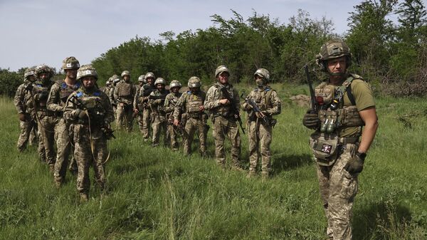 Украјински војници у Запорошкој области - Sputnik Србија