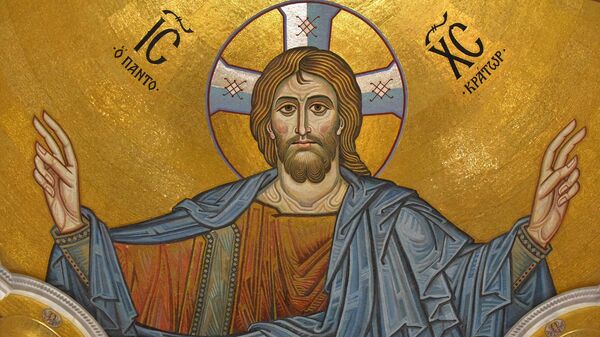Исус Пантократор у Храму Светог Саве - Sputnik Србија