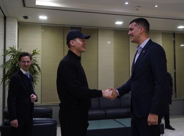 Михаил Дегтјарјов и Марко Кешељ - Sputnik Србија