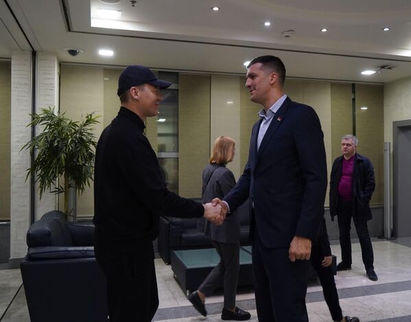 Михаил Дегтјарјов и Марко Кешељ - Sputnik Србија