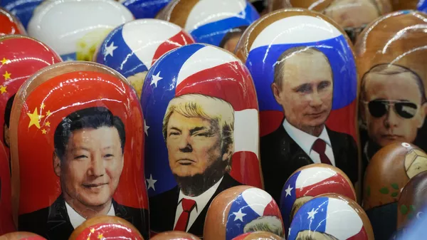 Владимир Путин, Доналд Трамп и Си Ђинпинг - Sputnik Србија