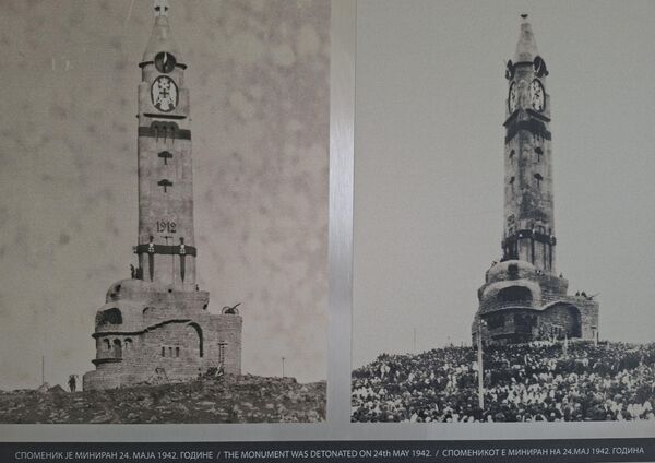 Градња монументалног споменика је отпочела 1934, у тешким условима. Градитељи су се суочавали са непроходним тереном, јаким ветровима, али и финансиским тешкоћама. Да би се скупила средства Одбор је фебруара 1936. године у Београду, у излогу три радње на Славији и Теразијама показао јавности моделе спомен-обележја. - Sputnik Србија