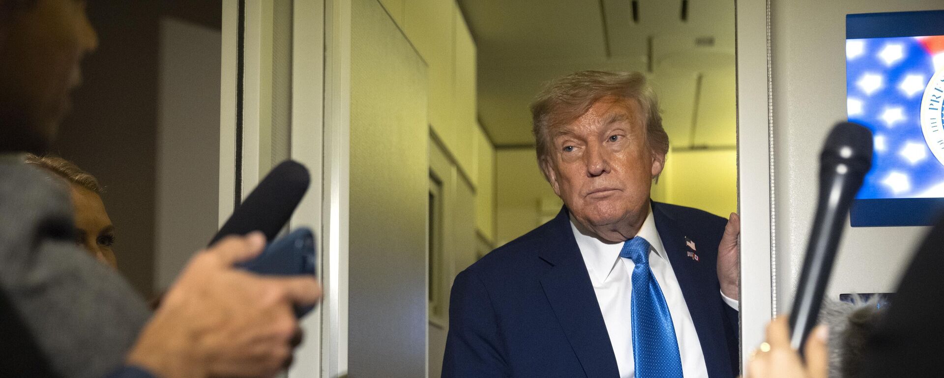 Амерички председник Доналд Трамп - Sputnik Србија, 1920, 27.06.2025