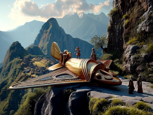 „Златни авион“ Инка, Јужна Америка. Неки истраживачи верују да мале златне фигуре (пронађене у Колумбији и Перуу) нису само декорације, већ модели правих летећих машина. - Sputnik Србија