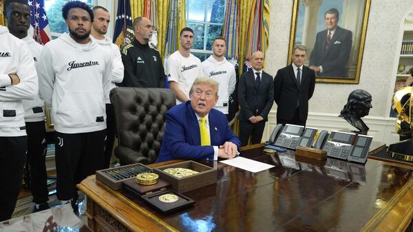 Фудбалери Јувентуса код Доналда Трампа - Sputnik Србија