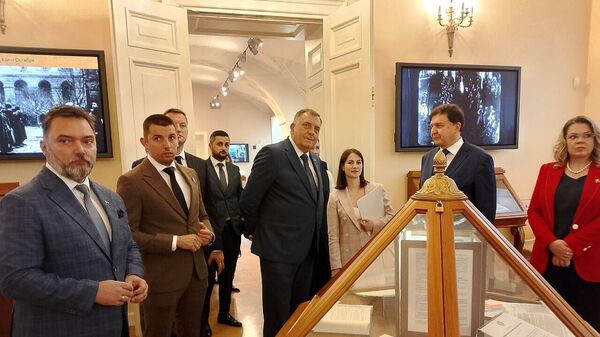Milorad Dodik u Sankt Peterburgu - Sputnik Srbija