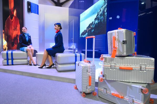 Штанд на Међународном економском форуму Штанд на Међународном економском форуму - Sputnik Србија