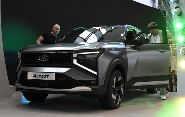 Штанд на Међународном економском форуму Штанд на Међународном економском форуму - Sputnik Србија