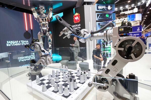 Штанд на Међународном економском форуму. Штанд на Међународном економском форуму. - Sputnik Србија