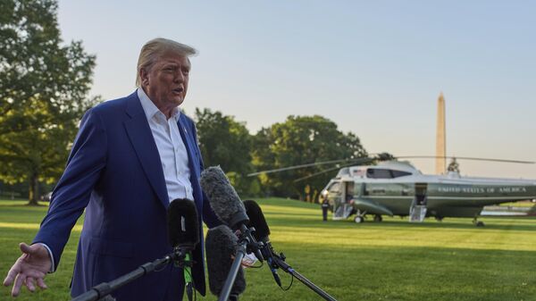 Američki predsednik Donald Tramp - Sputnik Srbija