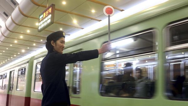 Северна Кореја, воз - Sputnik Србија