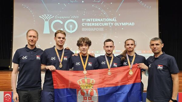 Српски средњошколци освојили четири медаље на Међународној олимпијади из сајбер безбедности  - Sputnik Србија
