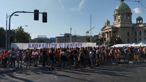 Književno veče u organizaciji studenata iz Pionirskog parka povodom Vidovdana - Sputnik Srbija