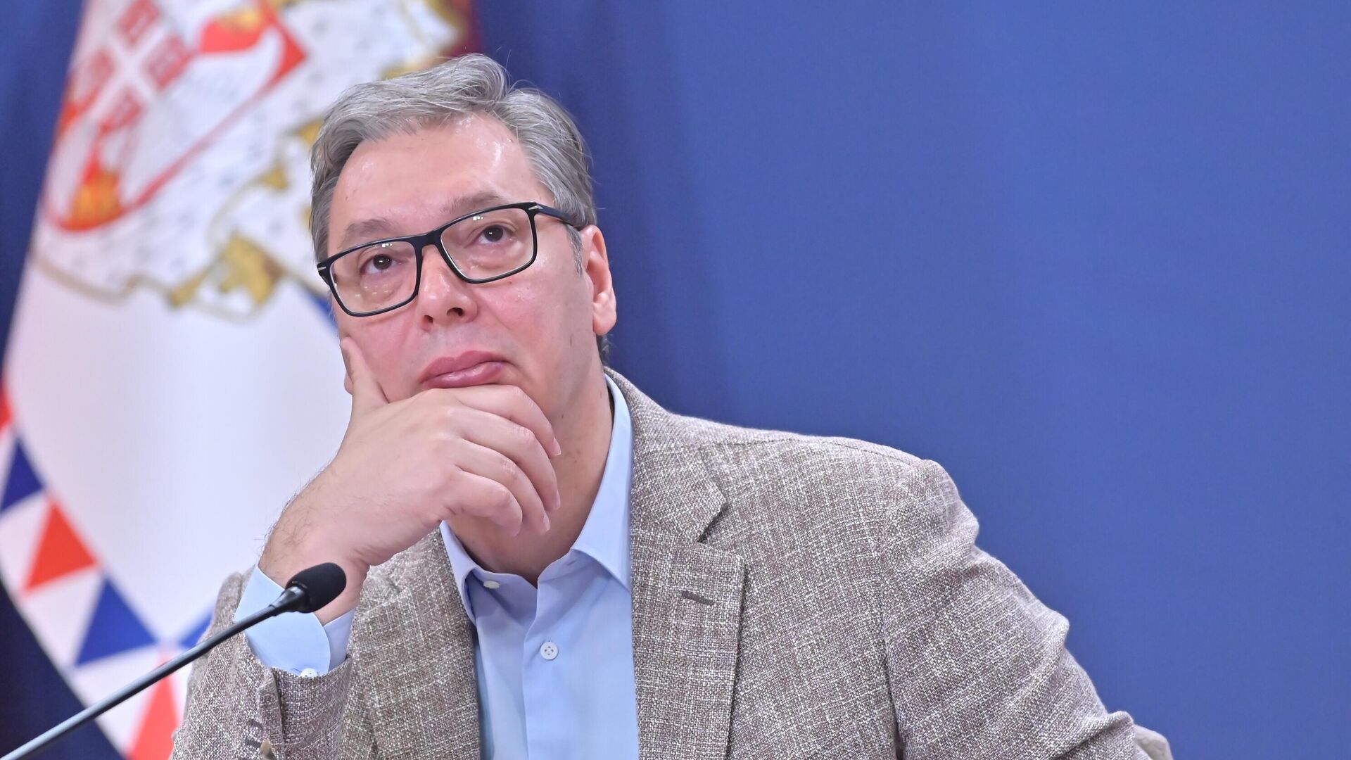 Председник Србије Александар Вучић Председник Србије Александар Вучић - Sputnik Србија, 1920, 10.07.2025
