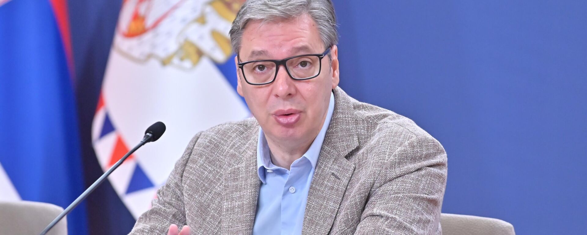 Председник Србије Александар Вучић - Sputnik Србија, 1920, 13.08.2025