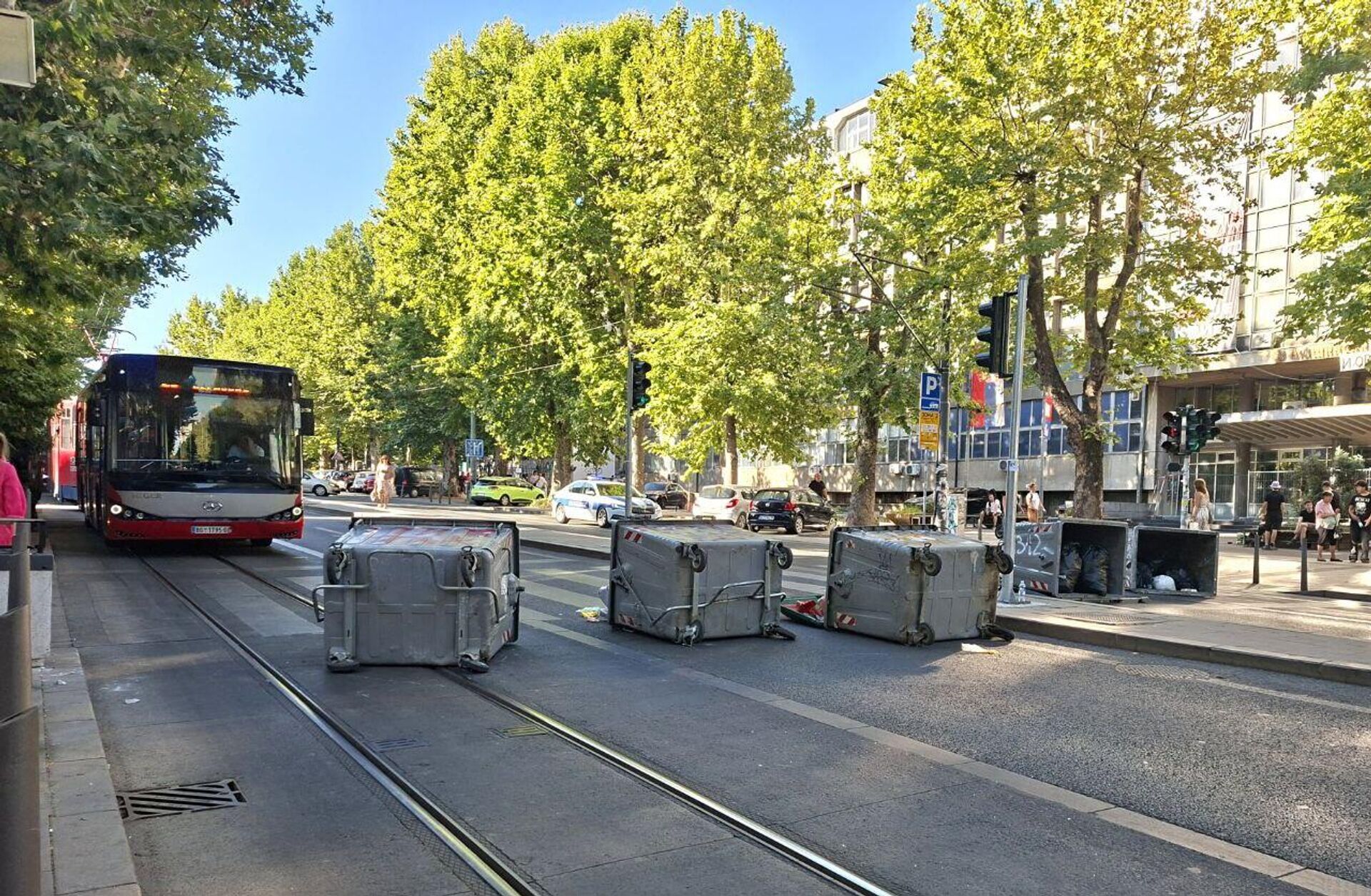 Blokada u Ulici kraljice Marije u Beogradu - Sputnik Srbija, 1920, 03.07.2025