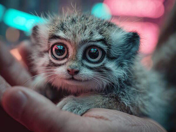 Године 2060. појављује се револуционарна раса мачака „Манулета“.Величина: Стаје у длан (тежина до 300 г), али задржава пропорције одрасле мачке.Очи: Огромне (заузимају 30 одсто главе), са ноћним видом попут сове.Длака: Двострука поддлака (као код Паласове мачке) + самочистећа нановлакнаМанулета живи 3-4 пута дуже од обичних мачака захваљујући уграђеном наночипу, који прати здравље 24/7, аутоматски лечи и спречава старење. Године 2060. појављује се револуционарна раса мачака „Манулета“.Величина: Стаје у длан (тежина до 300 г), али задржава пропорције одрасле мачке.Очи: Огромне (заузимају 30 одсто главе), са ноћним видом попут сове.Длака: Двострука поддлака (као код Паласове мачке) + самочистећа нановлакнаМанулета живи 3-4 пута дуже од обичних мачака захваљујући уграђеном наночипу, који прати здравље 24/7, аутоматски лечи и спречава старење. - Sputnik Србија