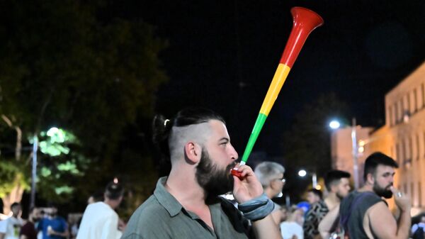 protest u Beogradu, arhivska fotografija - Sputnik Srbija