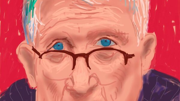 Dejvid Hokni, Autoportret III, 20. mart 2012. iPad crtež - Sputnik Србија