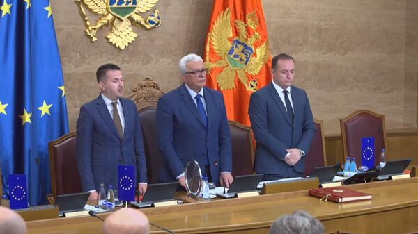 Андрија Мндић у Скупштини Црне Горе - Sputnik Србија