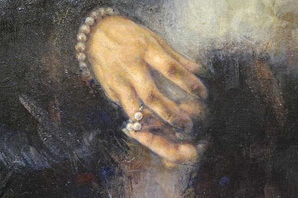 Prsten, kao znak vezivanja, je čest motiv na slikama mlade umetnice - Sputnik Srbija