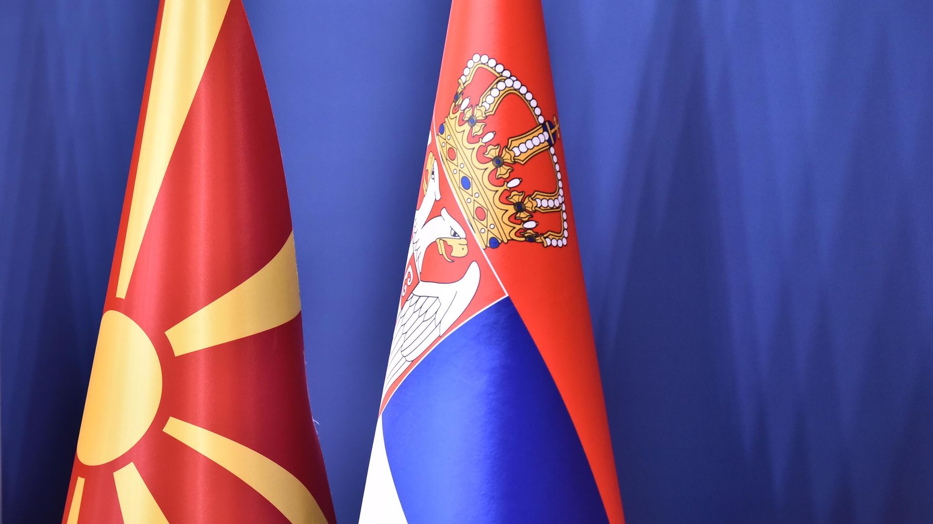 Застава Србије и Северне Македоније Застава Србије и Северне Македоније - Sputnik Србија, 1920, 10.07.2026