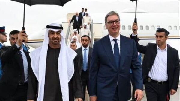 Мохамед бин Зајед ал Нахјан и Александар Вучић - Sputnik Србија