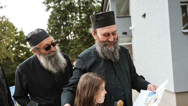 Архимандрит Методије у Хиландарском селу - Sputnik Србија