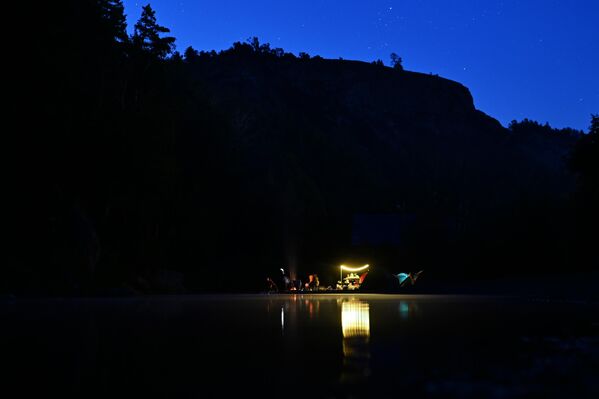 Туристи кампују у Мурадимовској клисури - Sputnik Србија